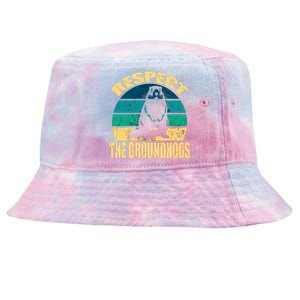 Groundhog DayRespect The Groundhog Tie-Dyed Bucket Hat