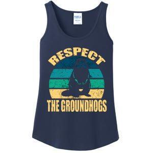 Groundhog DayRespect The Groundhog Ladies Essential Tank