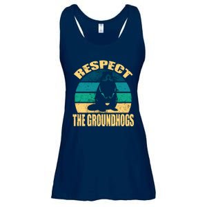 Groundhog DayRespect The Groundhog Ladies Essential Flowy Tank