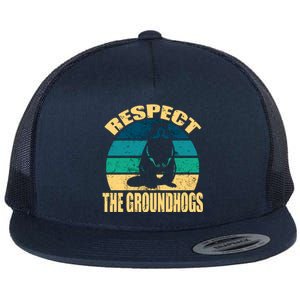 Groundhog DayRespect The Groundhog Flat Bill Trucker Hat