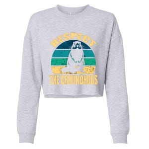 Groundhog DayRespect The Groundhog Cropped Pullover Crew