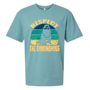 Groundhog DayRespect The Groundhog Sueded Cloud Jersey T-Shirt