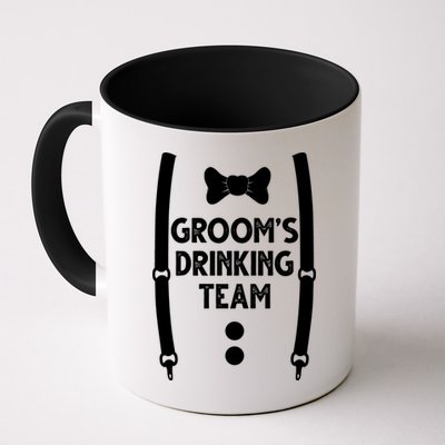 Grooms Drinking Team Funny Wedding Suit Mug