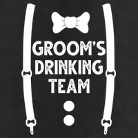 Grooms Drinking Team Funny Wedding Suit Beanie