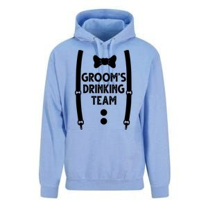 Grooms Drinking Team Funny Wedding Suit Unisex Surf Hoodie