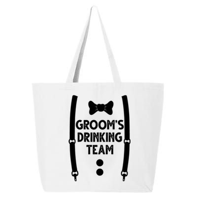 Grooms Drinking Team Funny Wedding Suit 25L Jumbo Tote