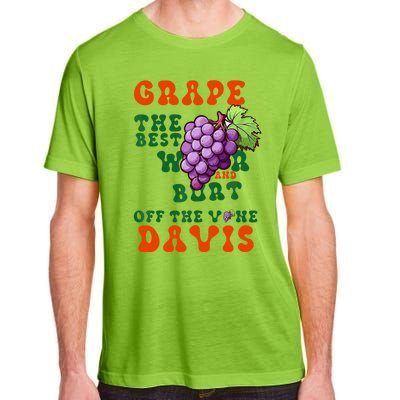 Grape Davis The Best Wr And Burt Off The Vine Adult ChromaSoft Performance T-Shirt