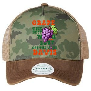 Grape Davis The Best Wr And Burt Off The Vine Legacy Tie Dye Trucker Hat