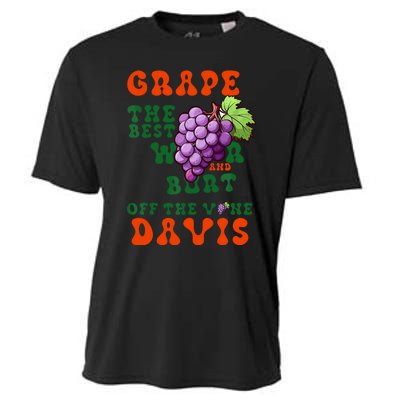 Grape Davis The Best Wr And Burt Off The Vine Cooling Performance Crew T-Shirt