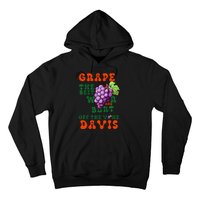 Grape Davis The Best Wr And Burt Off The Vine Hoodie