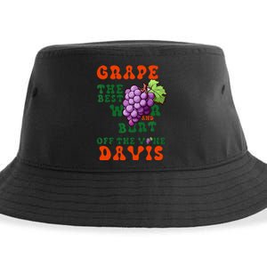 Grape Davis The Best Wr And Burt Off The Vine Sustainable Bucket Hat