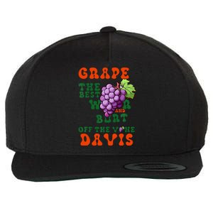 Grape Davis The Best Wr And Burt Off The Vine Wool Snapback Cap