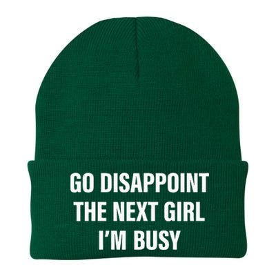 Go Disappoint The Next Girl IM Busy Knit Cap Winter Beanie