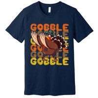 Gobble Dabbing Turkey Thanksgiving Day Pilgrim BoysShirtsShirt Premium T-Shirt