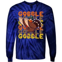 Gobble Dabbing Turkey Thanksgiving Day Pilgrim BoysShirtsShirt Tie-Dye Long Sleeve Shirt