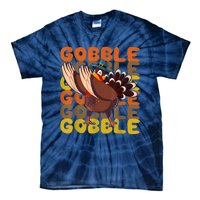 Gobble Dabbing Turkey Thanksgiving Day Pilgrim BoysShirtsShirt Tie-Dye T-Shirt