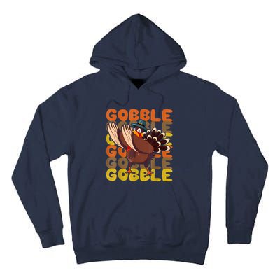 Gobble Dabbing Turkey Thanksgiving Day Pilgrim BoysShirtsShirt Tall Hoodie