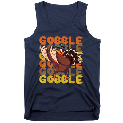 Gobble Dabbing Turkey Thanksgiving Day Pilgrim BoysShirtsShirt Tank Top