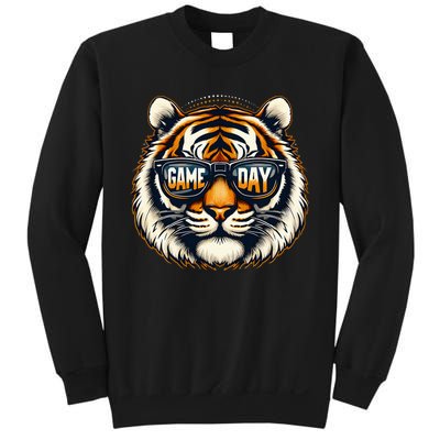 Game Day Thanksgiving Tiger Cool Touchdown American Football Sweatshirt