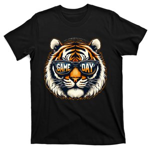 Game Day Thanksgiving Tiger Cool Touchdown American Football T-Shirt