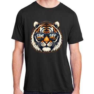 Game Day Thanksgiving Tiger Cool Touchdown American Football Adult ChromaSoft Performance T-Shirt