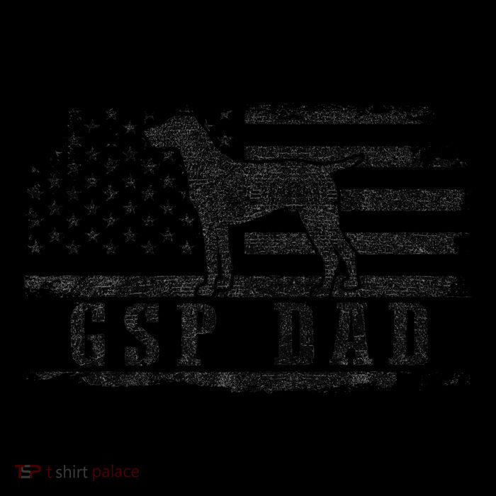 Gsp Dad Usa American Flag German Shorthaired Pointer Dog Flatbill Hat