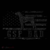 Gsp Dad Usa American Flag German Shorthaired Pointer Dog Premium T-Shirt