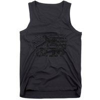 Gsp Dad Usa American Flag German Shorthaired Pointer Dog Tank Top