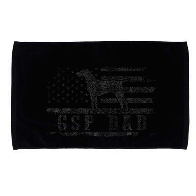 Gsp Dad Usa American Flag German Shorthaired Pointer Dog Microfiber Hand Towel