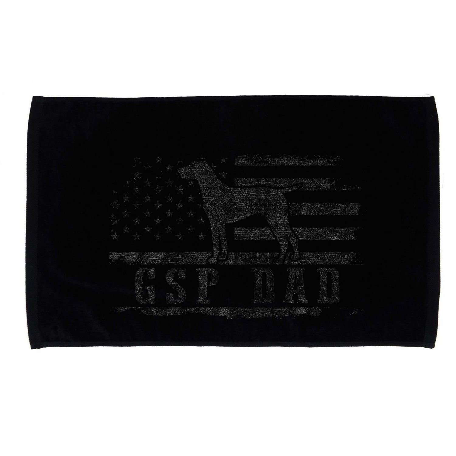 Gsp Dad Usa American Flag German Shorthaired Pointer Dog Microfiber Hand Towel
