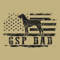 Gsp Dad Usa American Flag German Shorthaired Pointer Dog Tall Long Sleeve T-Shirt
