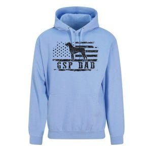 Gsp Dad Usa American Flag German Shorthaired Pointer Dog Unisex Surf Hoodie