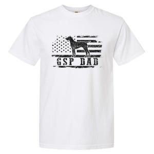 Gsp Dad Usa American Flag German Shorthaired Pointer Dog Garment-Dyed Heavyweight T-Shirt