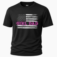 Girl Dad Usa Vintage Flag Cute Fathers Day Gift Performance Shirt