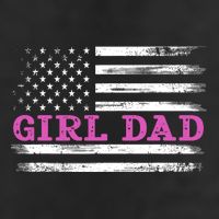 Girl Dad Usa Vintage Flag Cute Fathers Day Gift Beanie