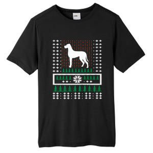 Great Dane Ugly Christmas Tall Fusion ChromaSoft Performance T-Shirt