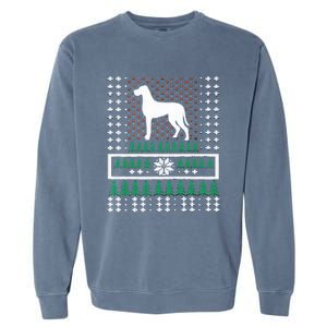 Great Dane Ugly Christmas Garment-Dyed Sweatshirt