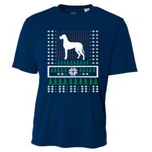 Great Dane Ugly Christmas Cooling Performance Crew T-Shirt