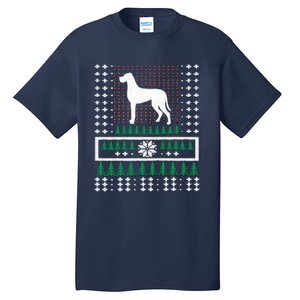 Great Dane Ugly Christmas Tall T-Shirt