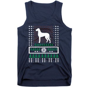 Great Dane Ugly Christmas Tank Top