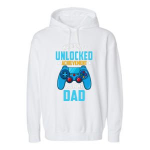 Gamer Dad Unlocked Video Games Funny Gaming Fathers Day Garment-Dyed Fleece Hoodie