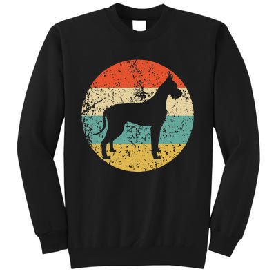 Great Dane Vintage Retro Great Dane Dog Tall Sweatshirt