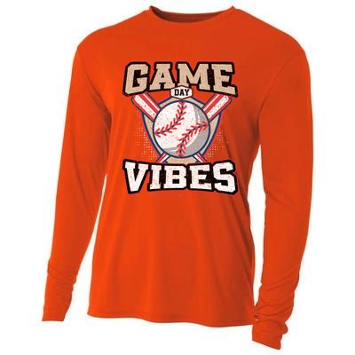 Game Day Vibes Gift Cooling Performance Long Sleeve Crew