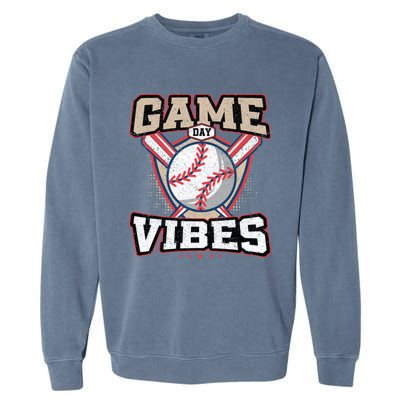 Game Day Vibes Gift Garment-Dyed Sweatshirt