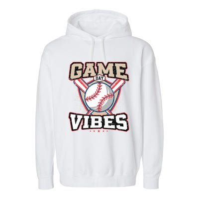 Game Day Vibes Gift Garment-Dyed Fleece Hoodie