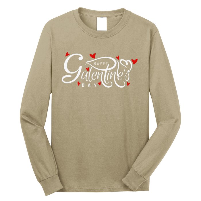 Galentine's Day Valentine's Day Female Friendship Galentines Long Sleeve Shirt