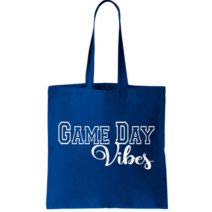 Game Day Vibes Baseball Basketball Soccer Sports Mom Gameday Gift Tote Bag