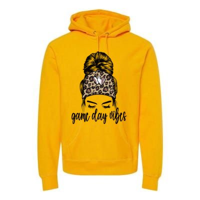 Game Day Vibes Baseball Game Day Gift Premium Hoodie