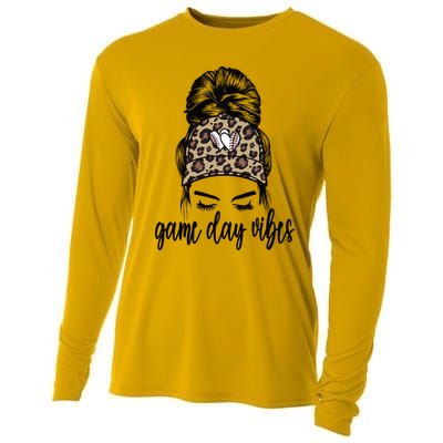 Game Day Vibes Baseball Game Day Gift Cooling Performance Long Sleeve Crew