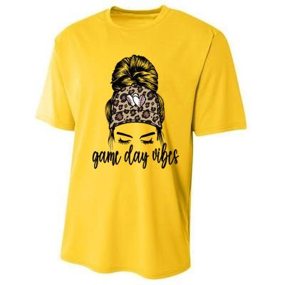 Game Day Vibes Baseball Game Day Gift Performance Sprint T-Shirt